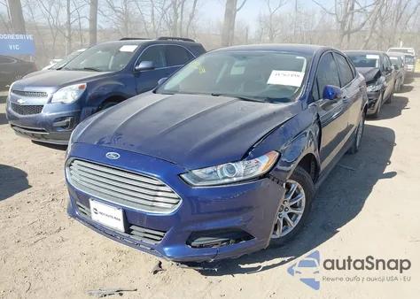 2016 Ford Fusion S from USA, damaged, VIN 3FA6P0G76GR262100